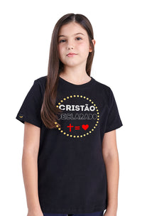 Camiseta Infantil Cristão Declarado Unissex