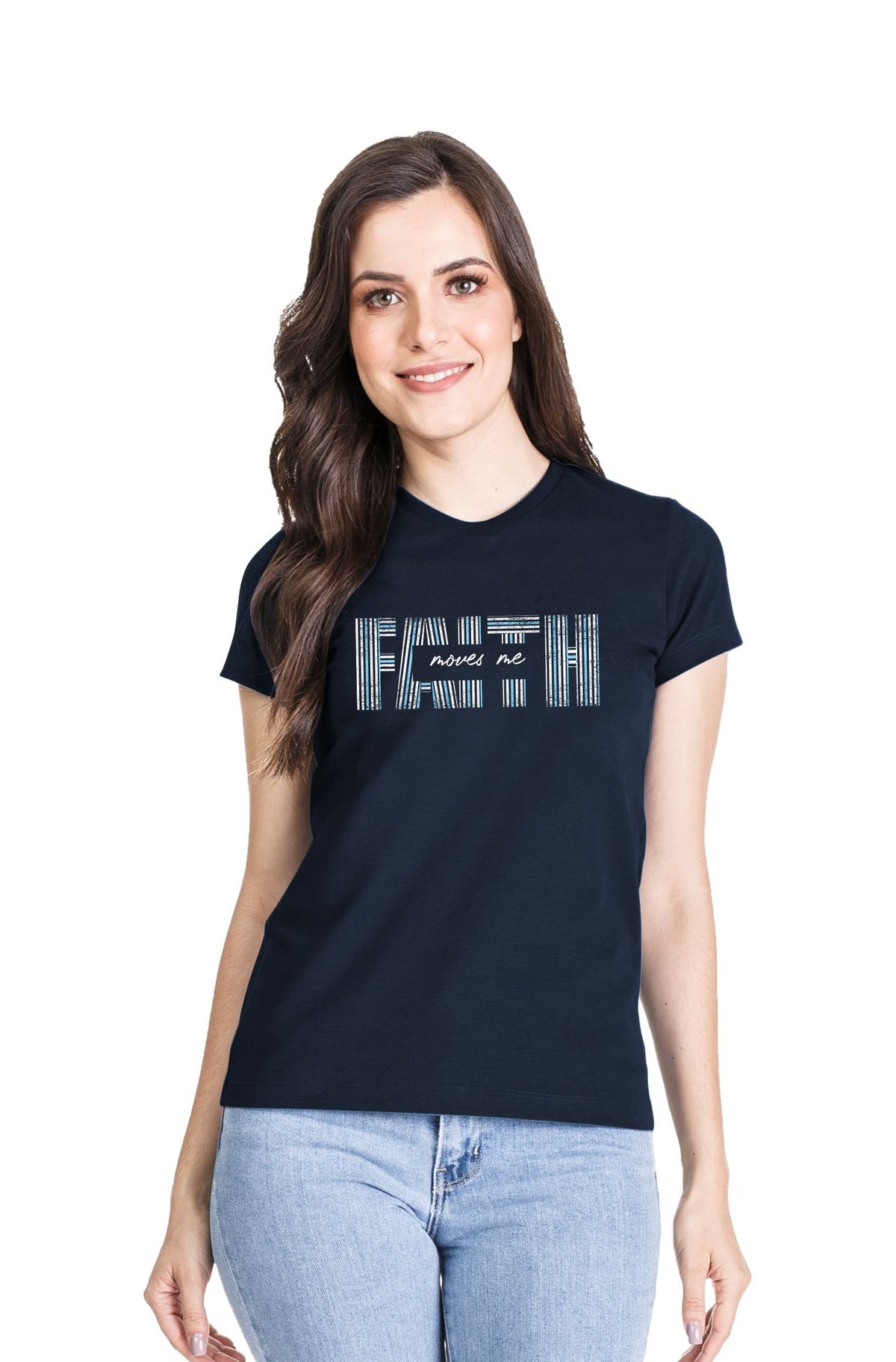 Camiseta Baby Look Dry-fit Faith Feminina