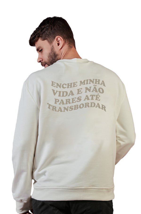 Blusa de Moletinho Margem Norte Transbordar Unissex