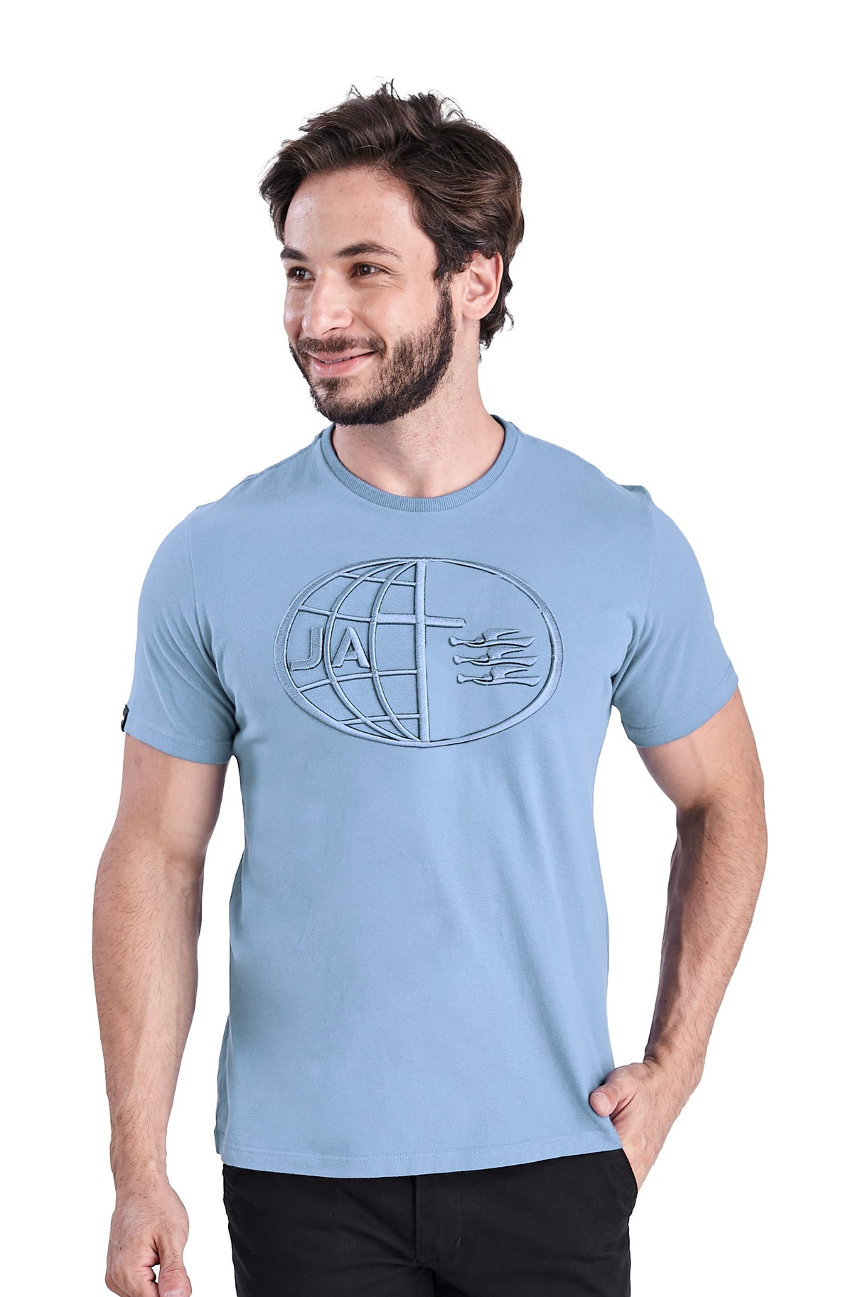 Camiseta Bordada Jovem Adventista Masculina