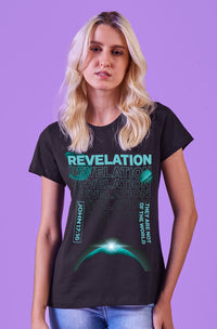 Camiseta Meu Metaverso Baby Look Revelation Feminina