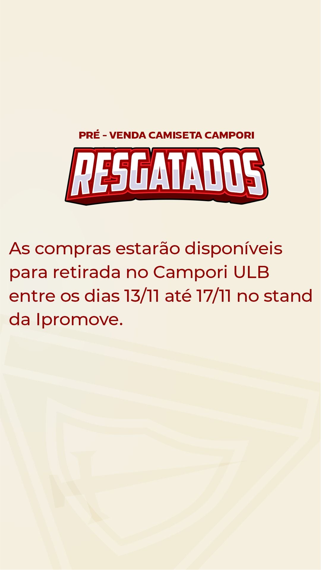 Camiseta Campori ULB Resgatados Unissex