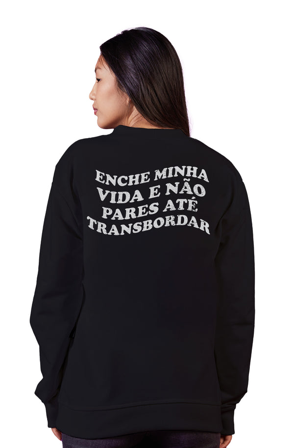 Blusa de Moletinho Margem Norte Transbordar Unissex