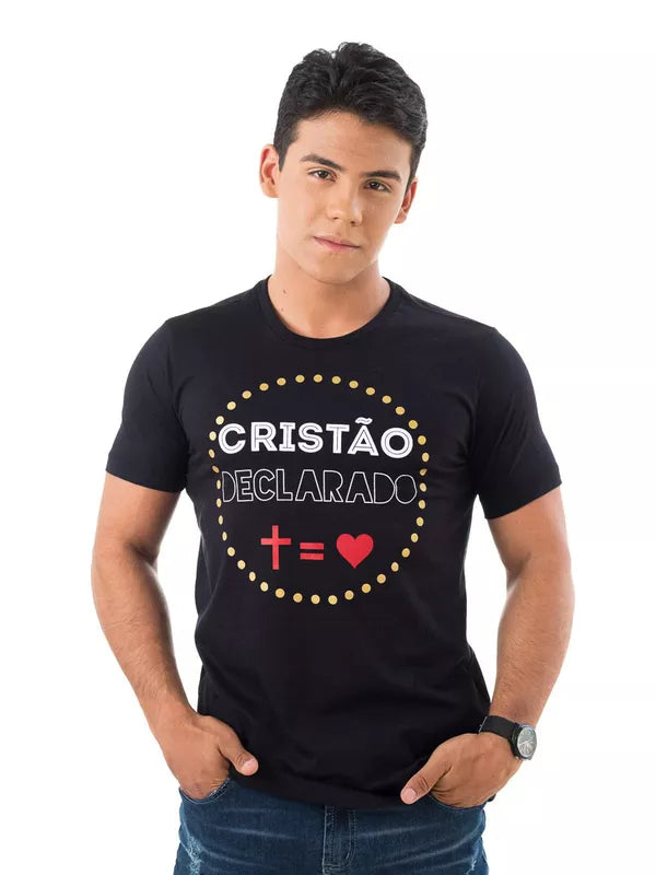 Camiseta Cristão Declarado Masculina
