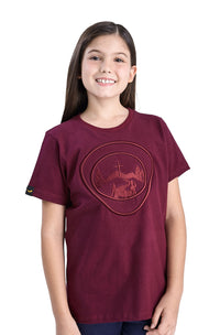 Camiseta Infantil Aventureiros Bordada Unissex