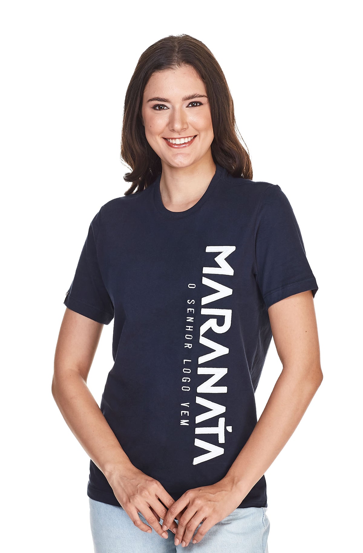 Camiseta Tema Jovem Adventista Maranata Saudação Unissex